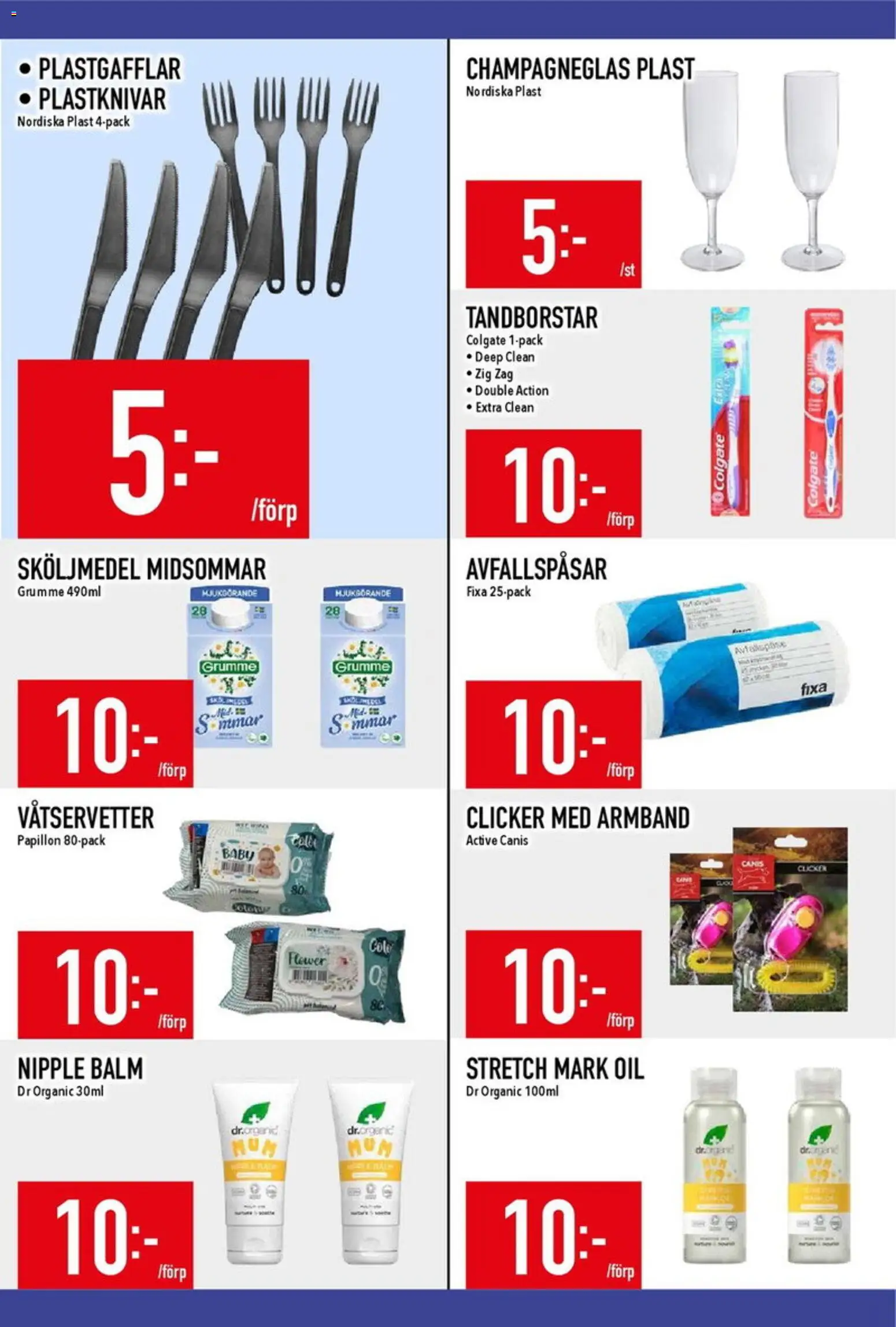 Matdax reklamblad aktuell från 20/07/2026 | Sida: 17 | Produkter: Avfallspåsar, Sköljmedel, Armband