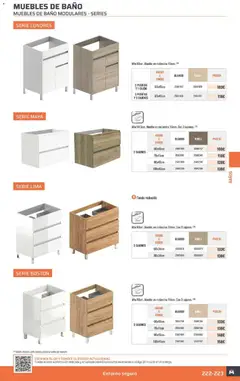Vista previa Obramat folleto válido desde el 23/03/2026 | Página: 223 | Productos: Lima, Muebles, Baño, Espejo