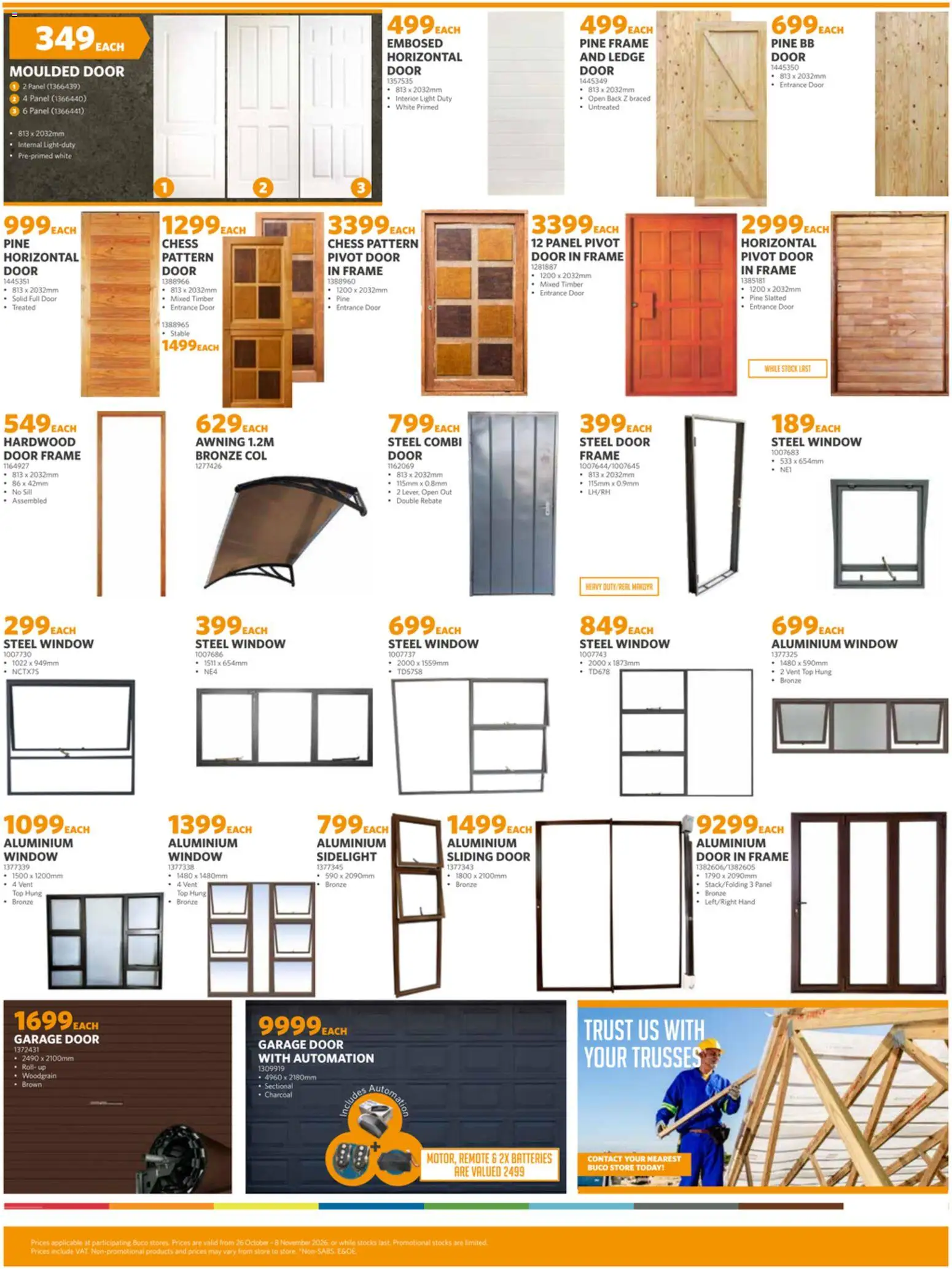 New BUCO catalogue – valid from 26/10/2026 | Page: 7