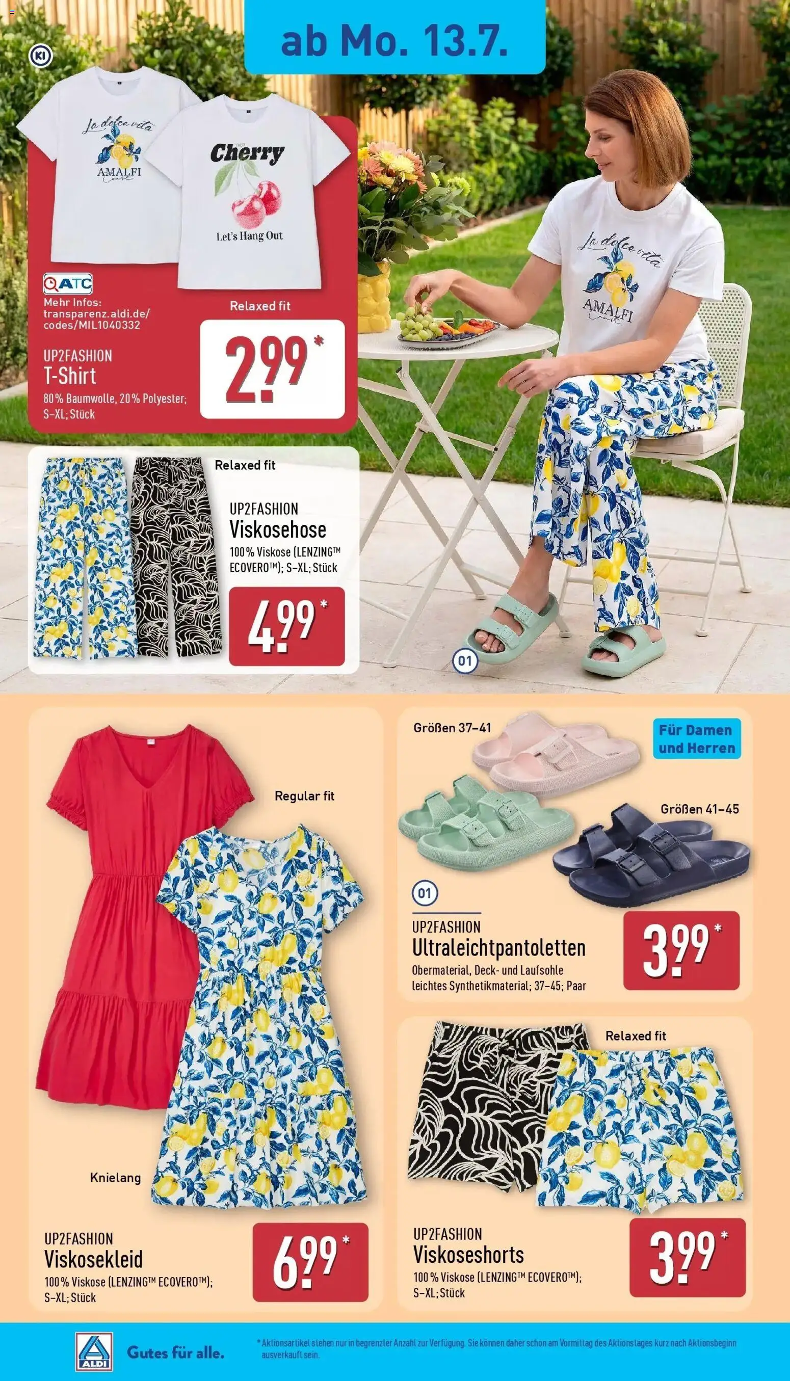Aldi - ALDI Nord: Wochenangebote – gültig ab 12.07.2026 | Seite: 18 | Produkte: Up2fashion, T-Shirt