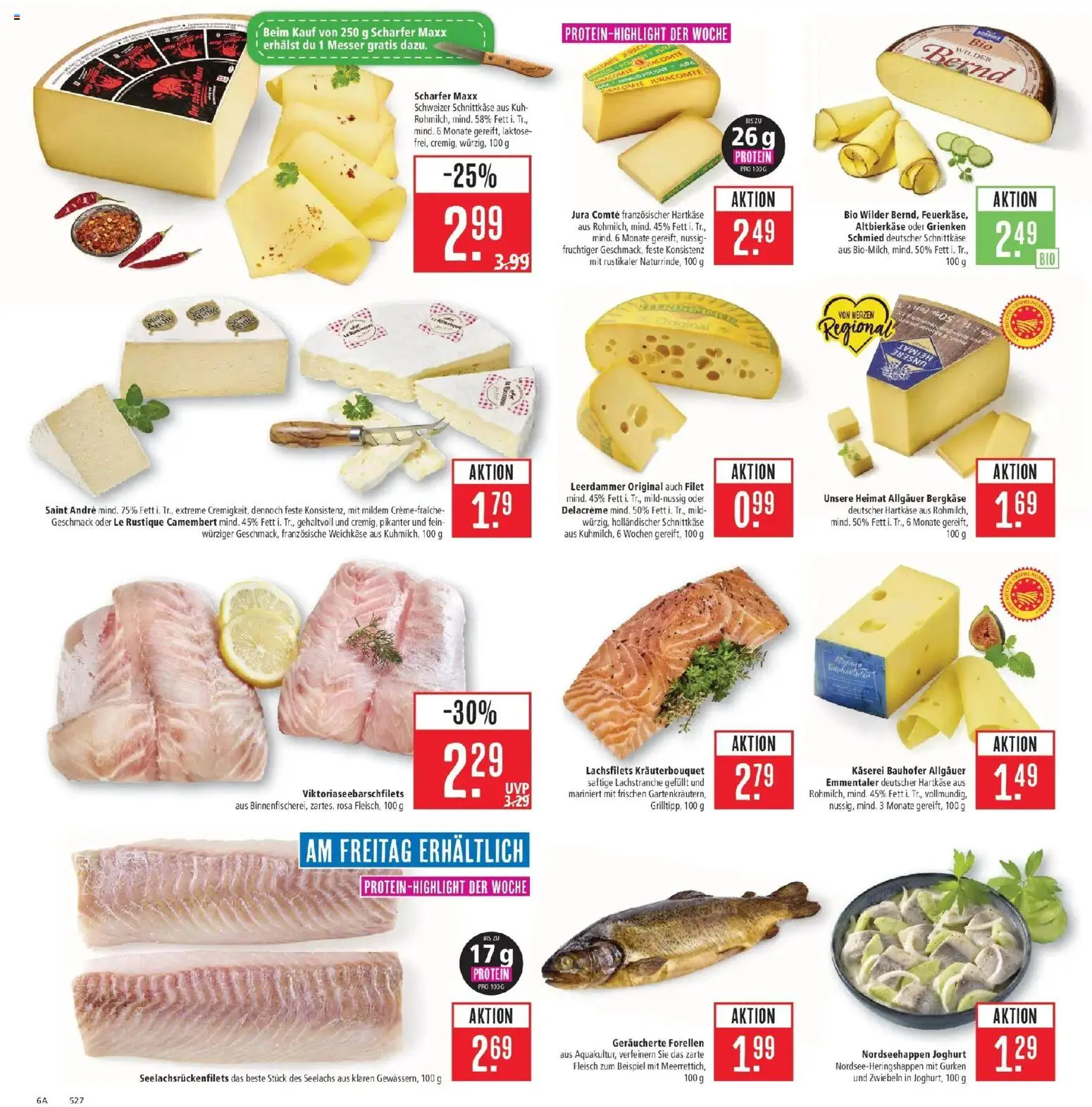 Marktkauf Prospekt Aschaffenburg (ab 14.09.2026) » Angebote online | Seite: 8 | Produkte: Jura, Camembert, Fleisch, Gurken