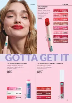 Avon Black Friday - amely érvényes a következő dátumtól: 2026.11.01. | Oldal: 93 | Termékek: Smink, Ajakbalzsam, Rúzs, Rosé
