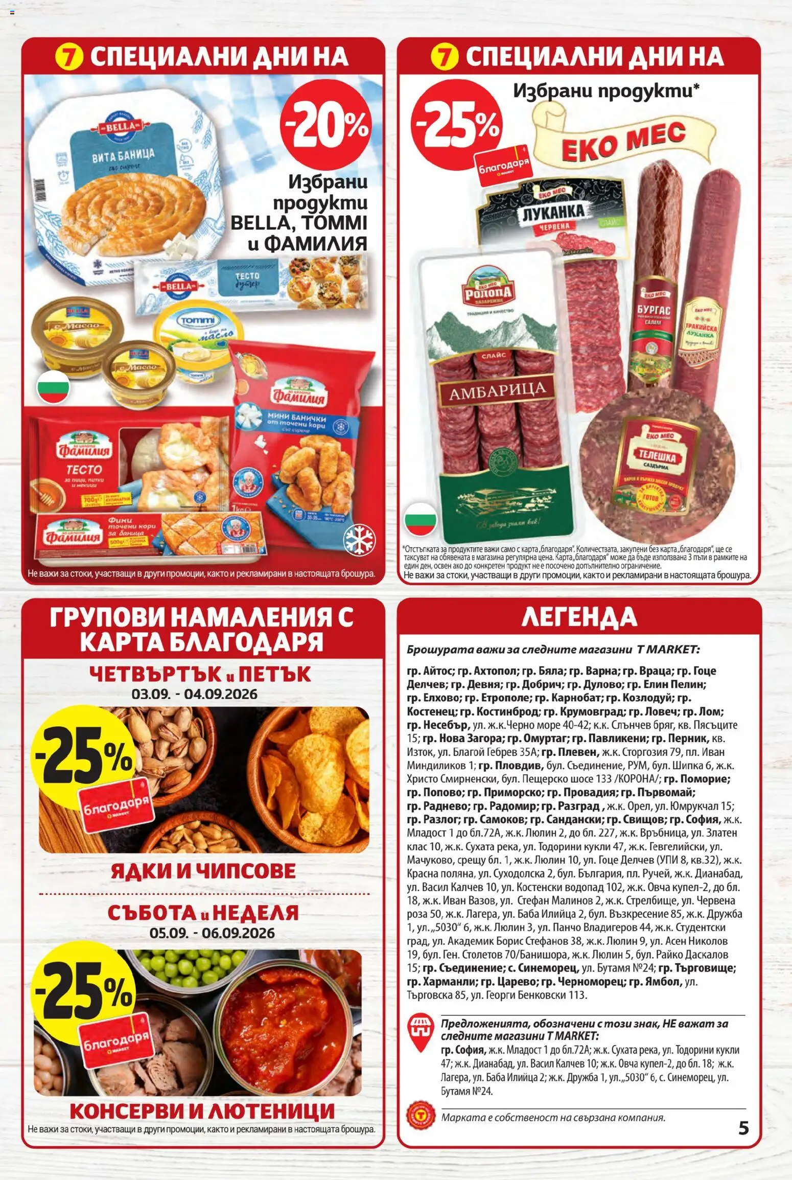 {H1} | Страница: 5 | Продукти: Масло, Баница, Точени кори, Тесто