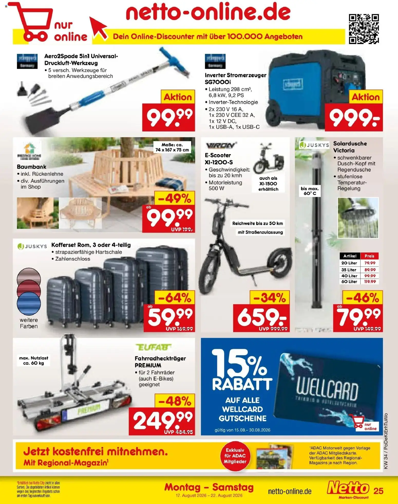 Netto Marken-Discount Prospekt Bad Friedrichshall – gültig ab 17.08.2026 | Seite: 35 | Produkte: Duschkopf