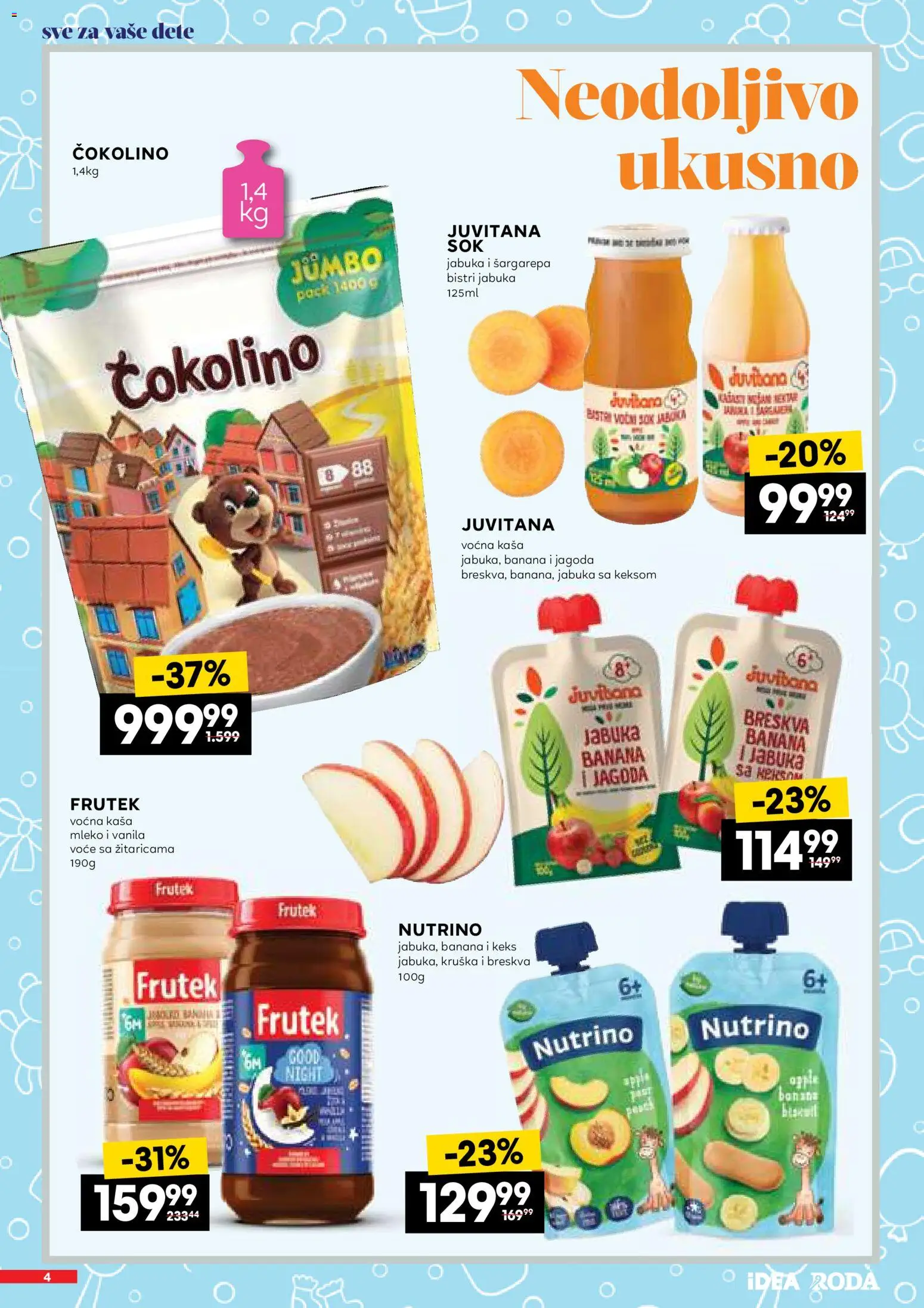Roda katalog - važi od 14.05.2026 | Strana: 4 | Proizvode: Banana, Šargarepa, Jagoda, Breskva