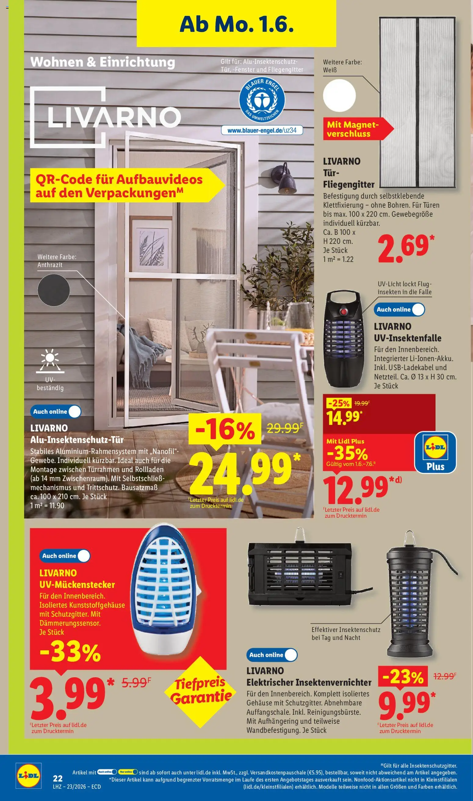 Lidl Prospekt – gültig ab 01.06.2026 | Seite: 16 | Produkte: Tür
