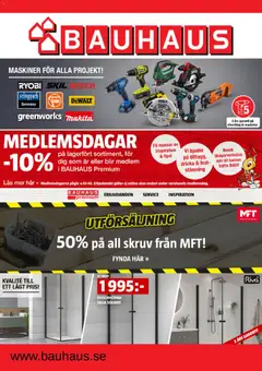 Bauhaus erbjudanden - Förhandsvisning av reklamblad från butik Bauhaus aktuell från 25/10/2026
