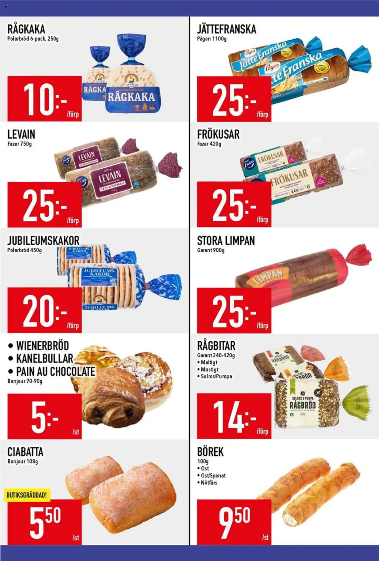 Matdax reklamblad aktuell från 11.05.2026 | Sida: 6 | Produkter: Nötfärs, Levain, Pumpa