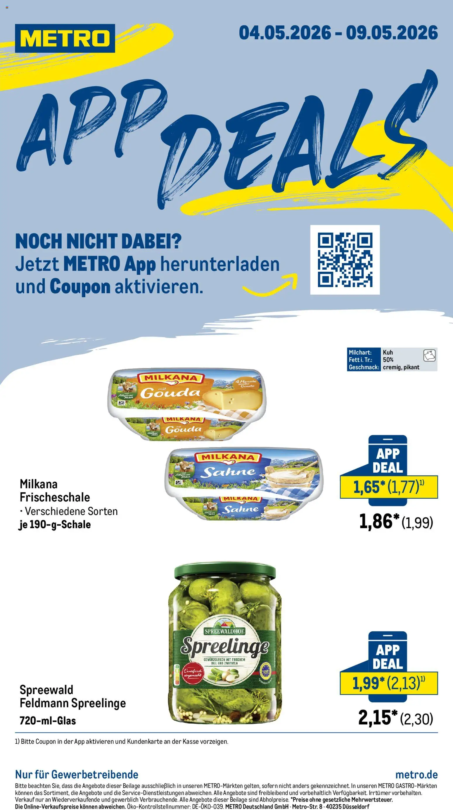Metro App Deals – gültig ab 04.05.2026 | Seite: 1
