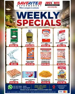 Saverite specials catalogue – valid from 12/10/2026
