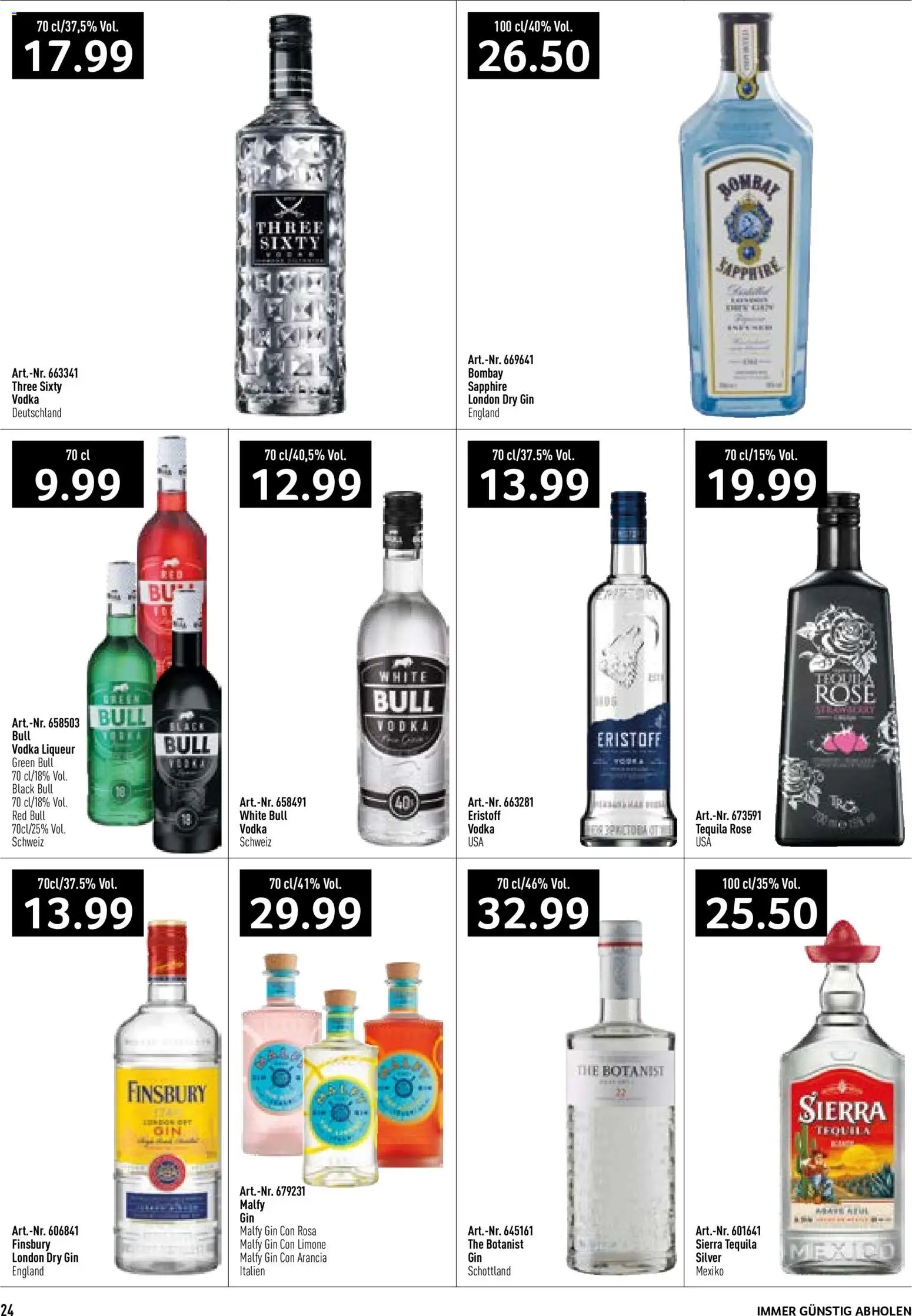 Prodega aktionen WM 2026 – gültig ab 01.06.2026 | Seite: 24 | Produkte: Red bull, Gin