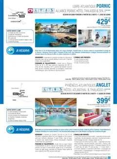 E.Leclerc - Prévisualisation de ALLIANCE PORNIC HÔTEL THALASSO & SPA, Séjour en demi-pension à partir de 2 nuits + 1 jour de soins valide à partir de 16.01.2026 | Page: 257 | Produits: Douche, Alliance, Cadre