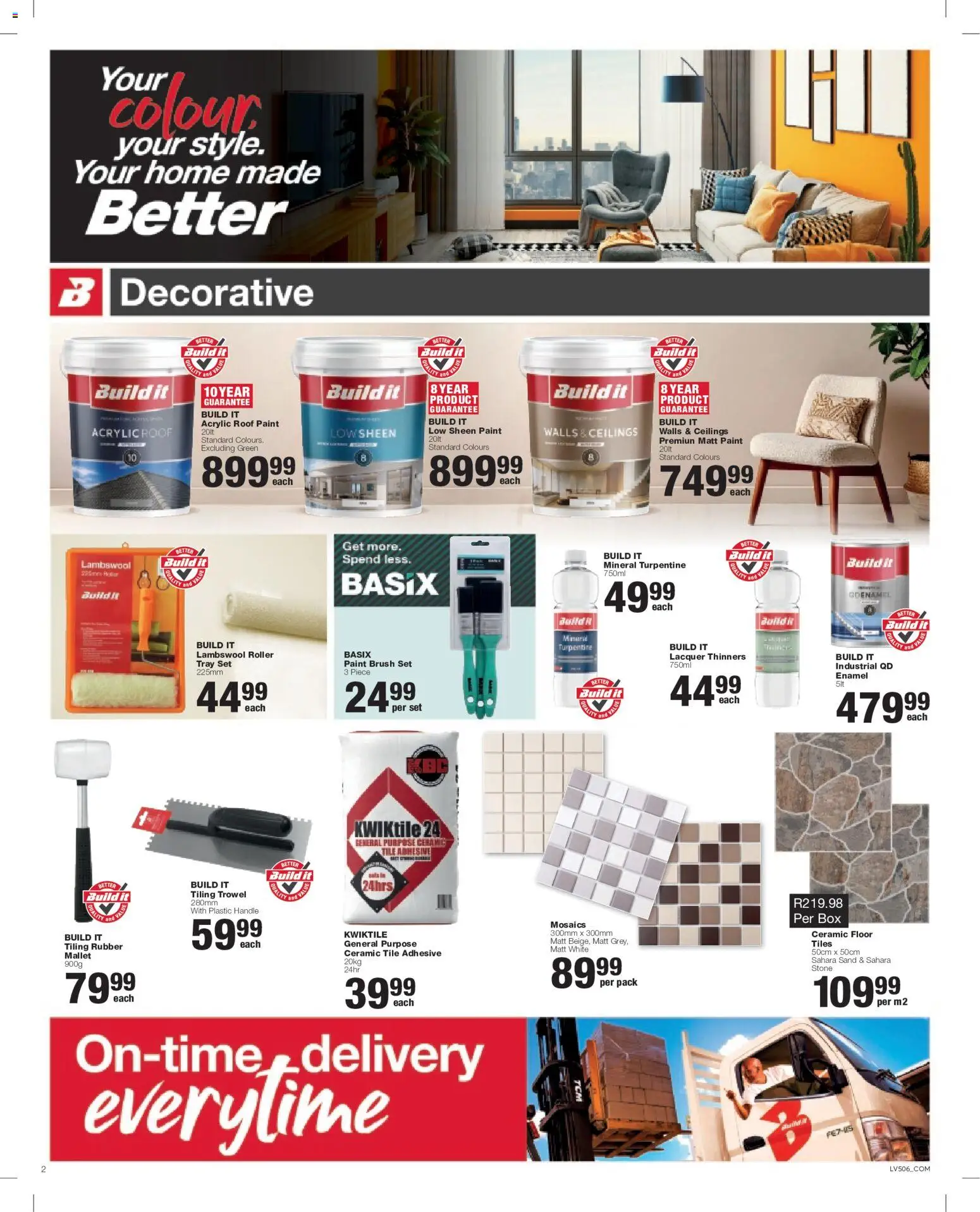 New Build It catalogue – valid from 25/08/2026 | Page: 2 | Products: Tray, Paint, Box, Enamel