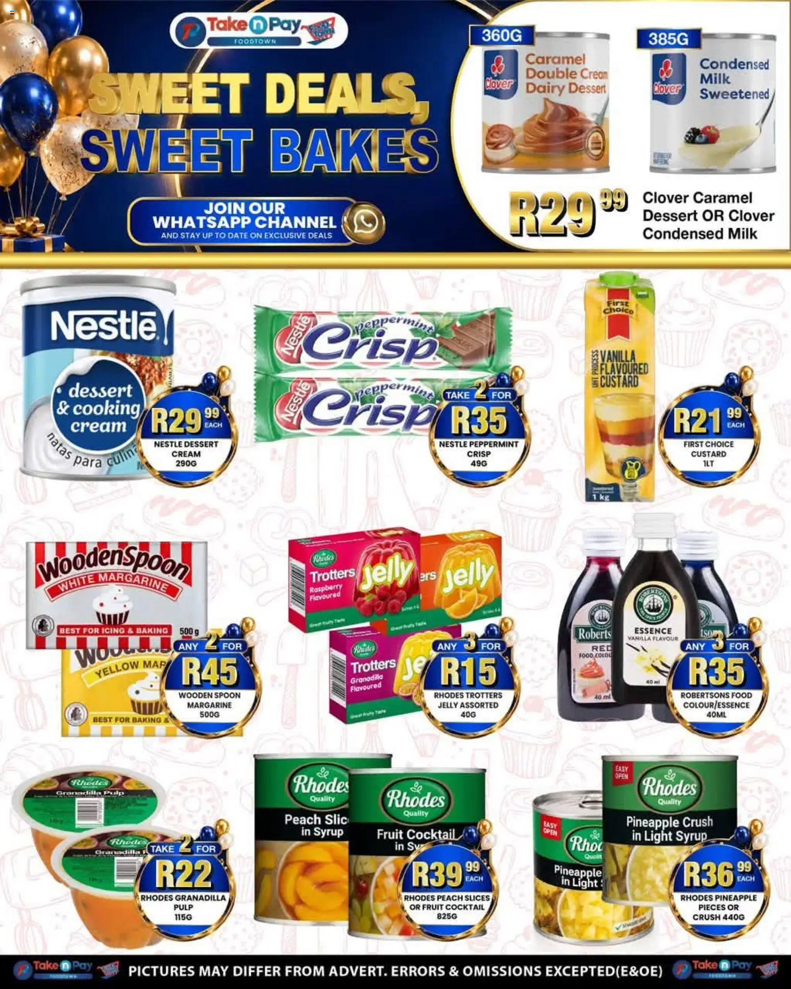 New Take n Pay catalogue – valid from 07/09/2026 | Page: 9 | Products: Vanilla, Condensed milk, Pineapple, Syrup