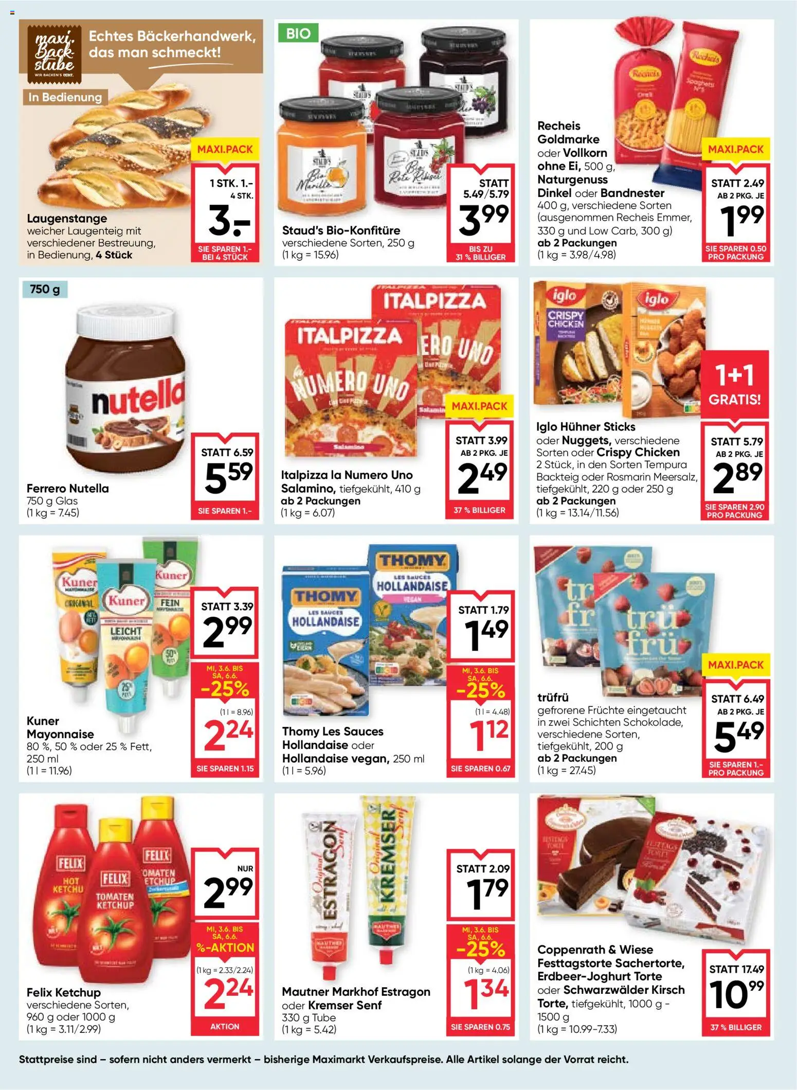 Maximarkt Flugblatt gültig ab 03.06.2026 | Seite: 10 | Produkte: Ketchup, Mayonnaise, Tomaten