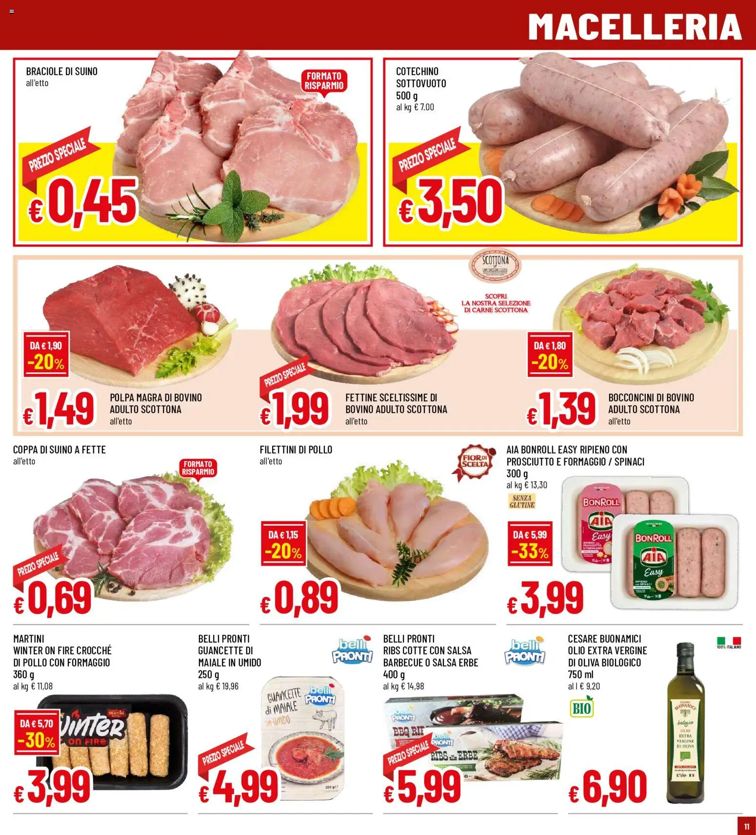 Volantino Galassia del 29/10/2026 | Pagina: 11 | Prodotti: Erbe, Barbecue, Carne, Cotechino