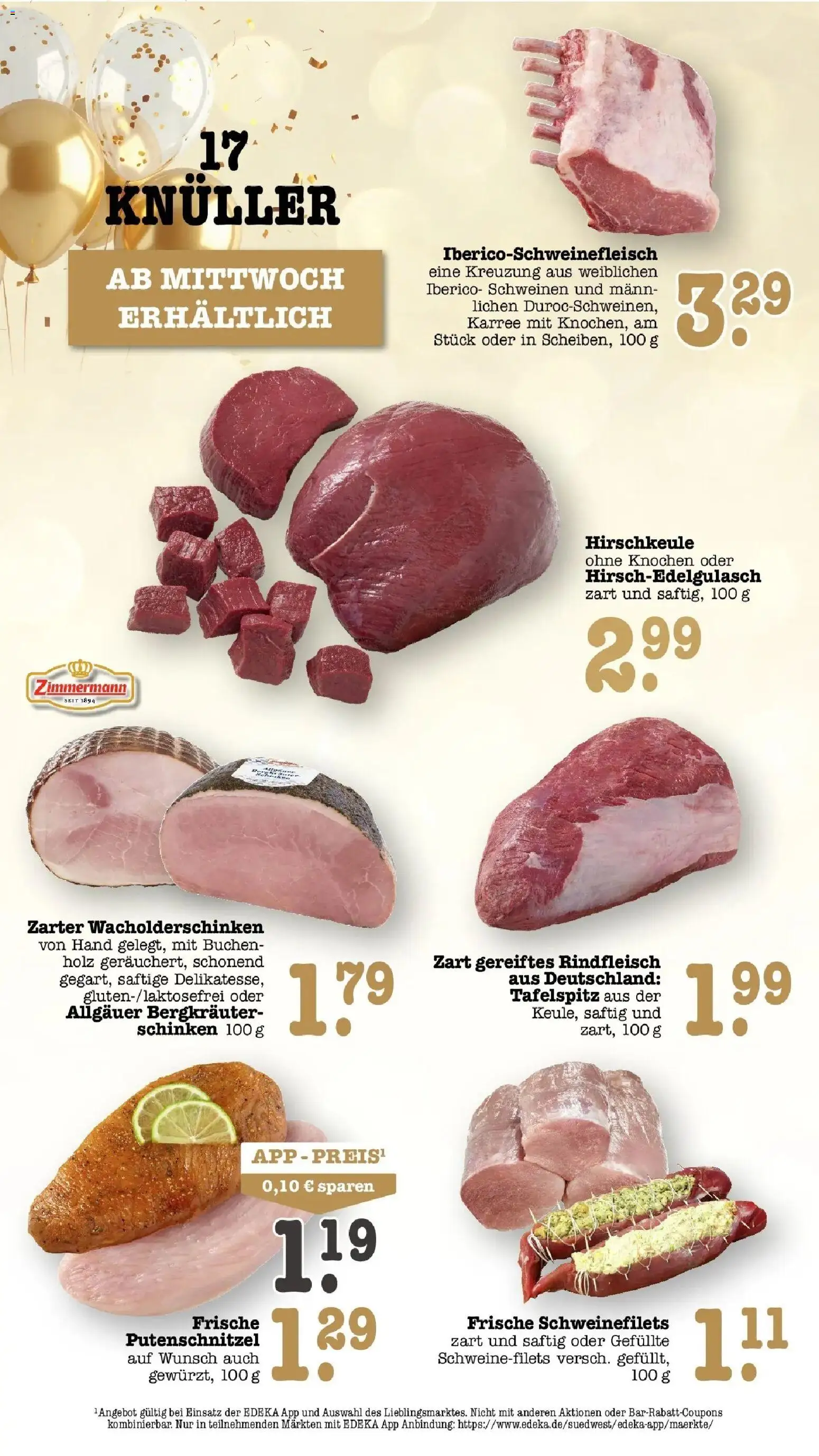 Edeka Prospekt Offenbach (ab 28.09.2026) » Angebote Online | Seite: 62 | Produkte: Tafelspitz, Putenschnitzel, Schinken, Rindfleisch