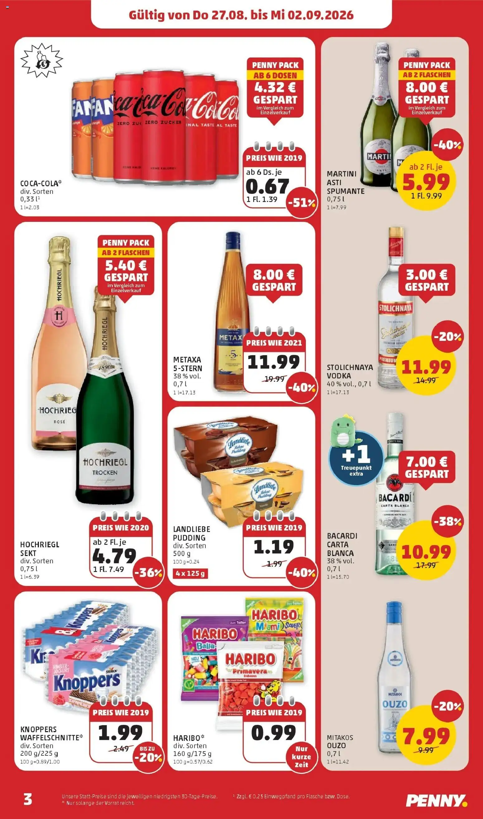 Penny Markt Die ganze Woche sparen ab (27.08.2026) - Angebote, Prospekt | Seite: 3