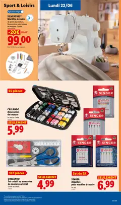 LIDL - Prévisualisation de LIDL catalogue valide à partir de 18.06.2026 | Page: 49 | Produits: PC, Machine à coudre