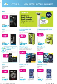 Lilly drogerie katalog - pregled Lilly drogerie kataloga - važi od 01.05.2026 | Strana: 26 | Proizvode: Gillette, Brijač, Trimer, Dezodorans