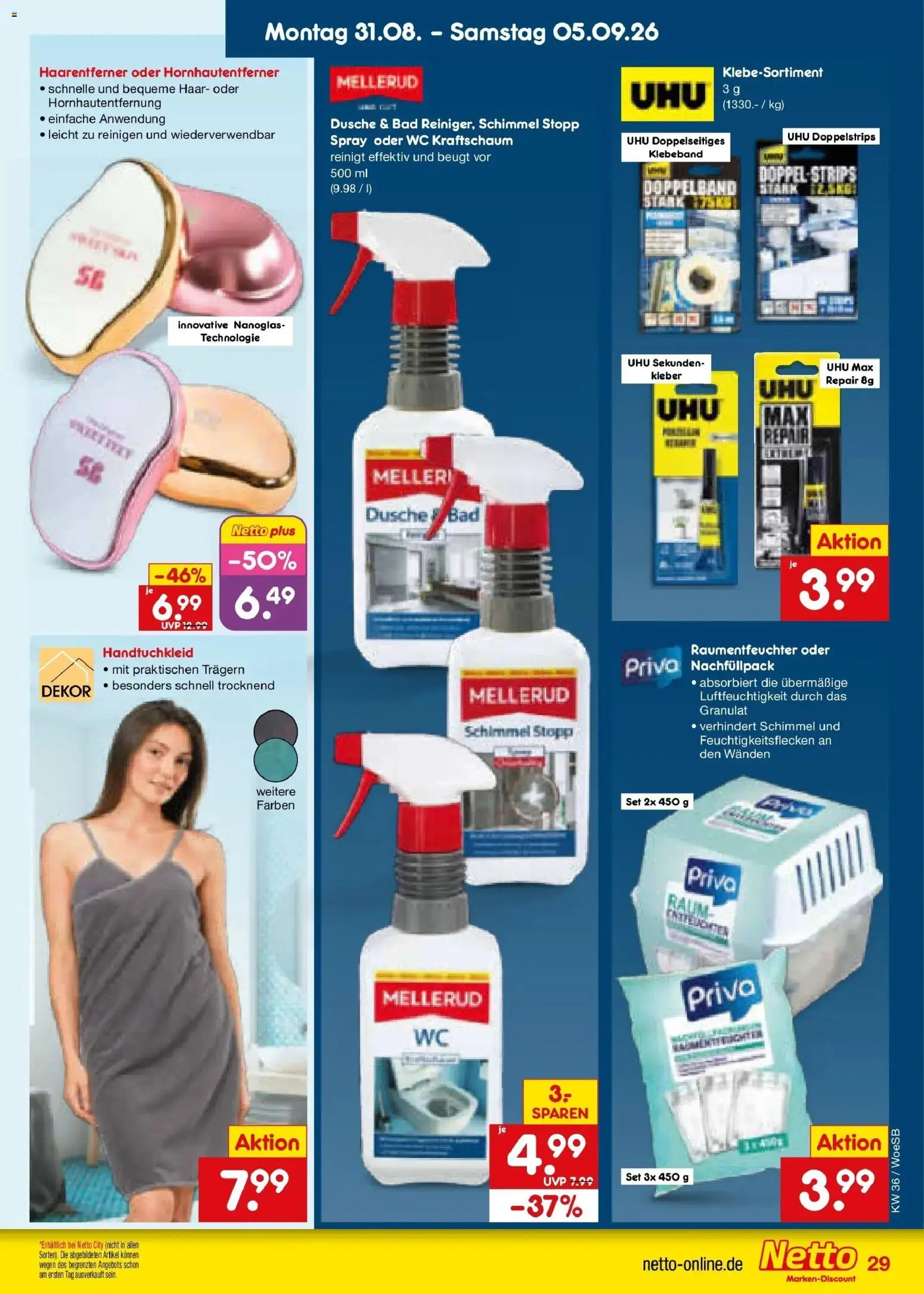 Netto Marken-Discount Prospekt Gemmingen (ab 31.08.2026) » Angebote | Seite: 39 | Produkte: Bad, Dusche