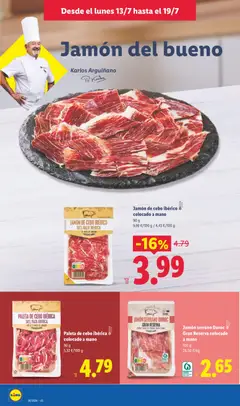 Vista previa Jamón serrano Duroc Gran Reserva colocado a mano, Jamón serrano Duroc Gran Reserva válido desde el 13/07/2026 | Página: 12 | Productos: Jamón serrano, Jamón
