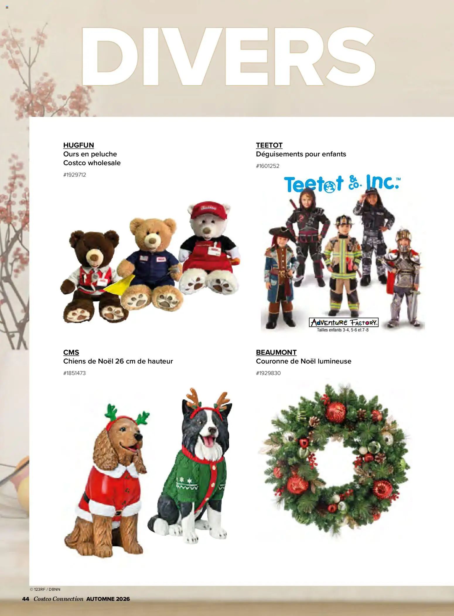 {H1} | Page: 44 | Produits: Peluche, Ours en peluche