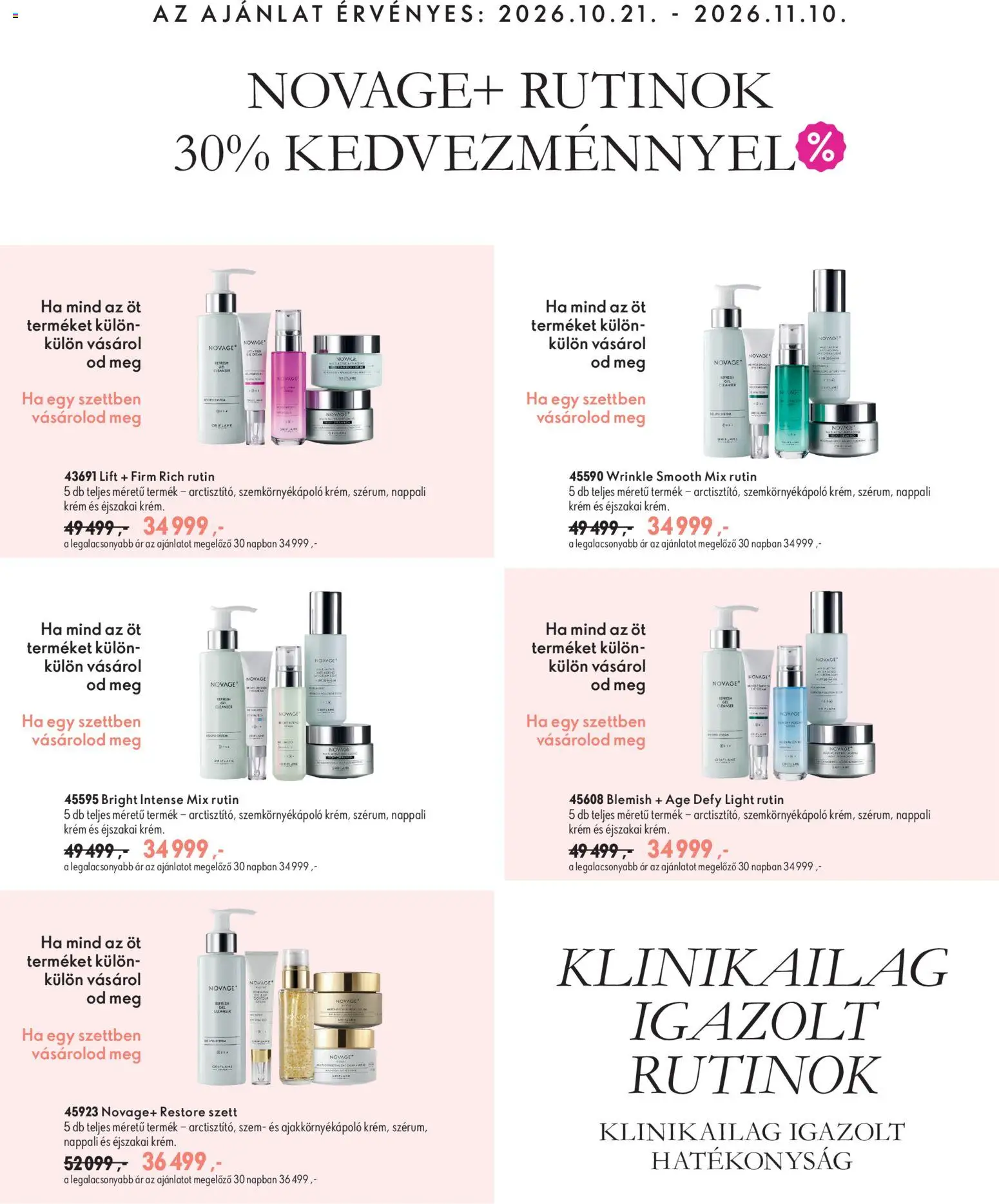 Oriflame akciós ujság - amely érvényes a következő dátumtól: 2026.10.21. | Oldal: 6 | Termékek: Krém, Lé, Szemkörnyékápoló
