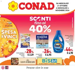 Anteprima del volantino Conad volantino Brembate di Sopra valido a partire dal 21/10/2026