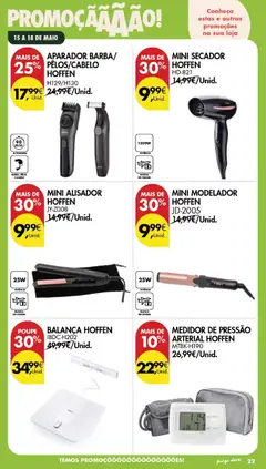 Pré-visualização Pingo Doce Poupe este Fim de Semana válido de 15.05.2026 | Página: 21 | Produtos: Monitor, Medidor de pressão, Alisador, Aparador