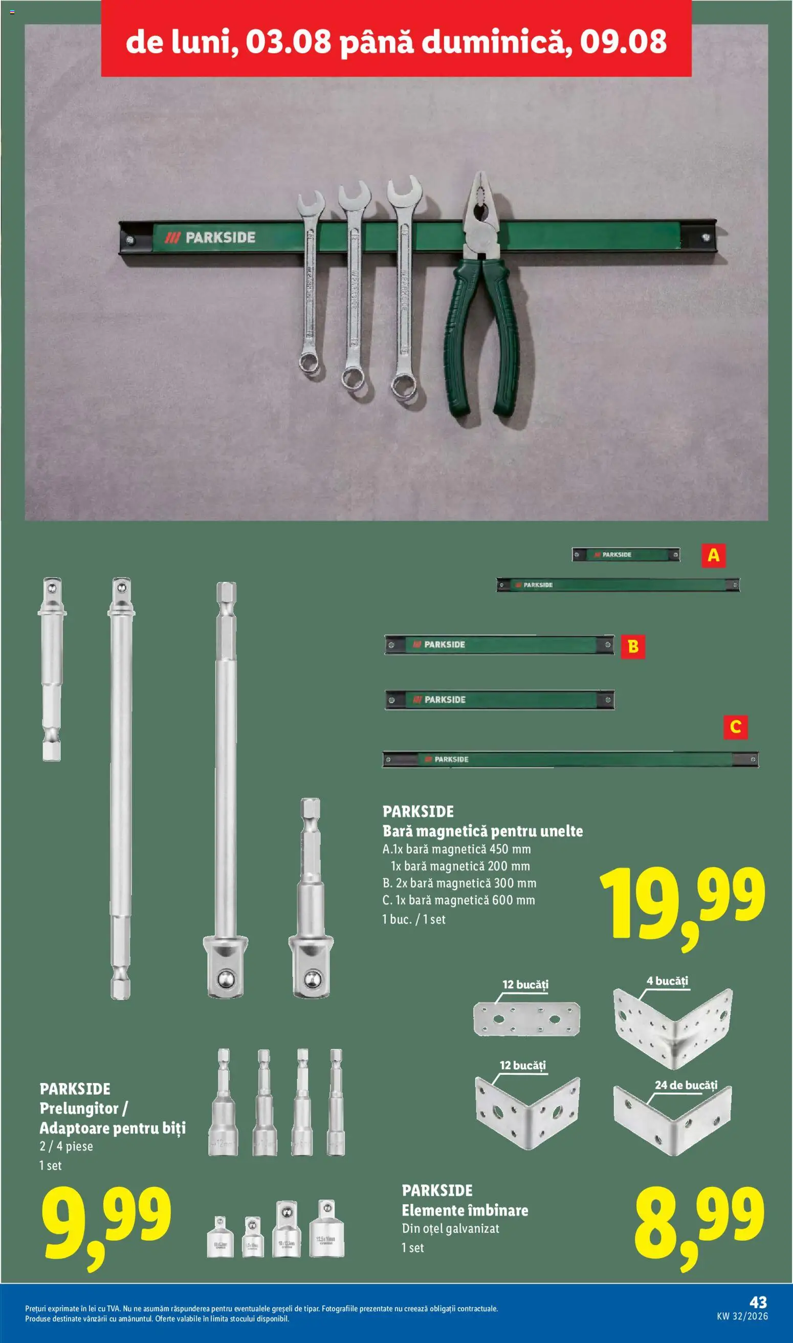 Noul catalog Lidl – valabil de la 03.08.2026 | Pagină: 43