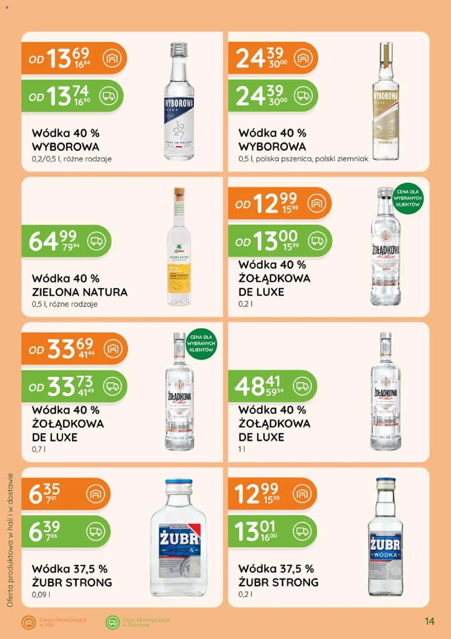 Eurocash gazetka - Katalog Alkoholowy od 01.09.2026 | Strona: 14 | Produkty: Wódka
