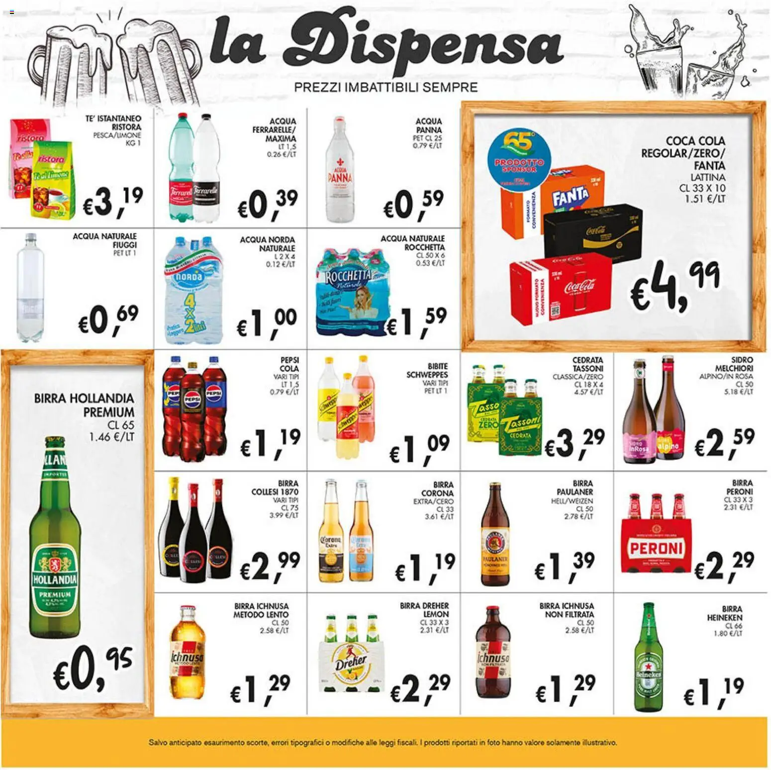 Volantino Coal del 04.06.2026 | Pagina: 17 | Prodotti: Bibite, Fanta, Heineken, Pepsi