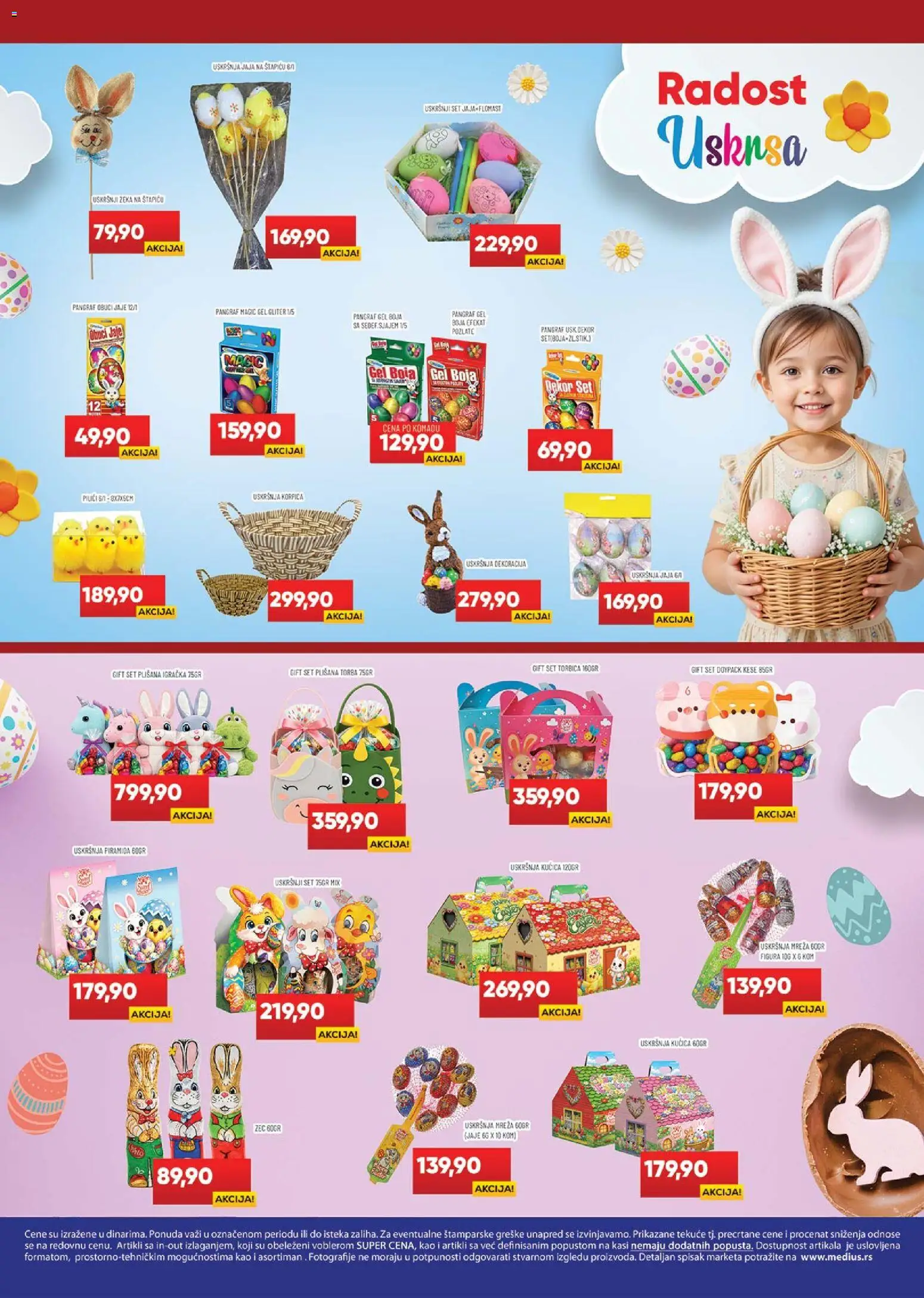 Medius katalog - važi od 07.04.2026 | Strana: 32 | Proizvode: Pilici, Zec, Torba, Jaja