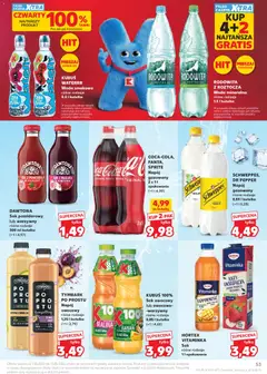 Náhled letáku Kaufland Polsko leták od 07.05.2026 | Strana: 53 | Produkty: Dr Pepper, Banán, Tonic, Sprite
