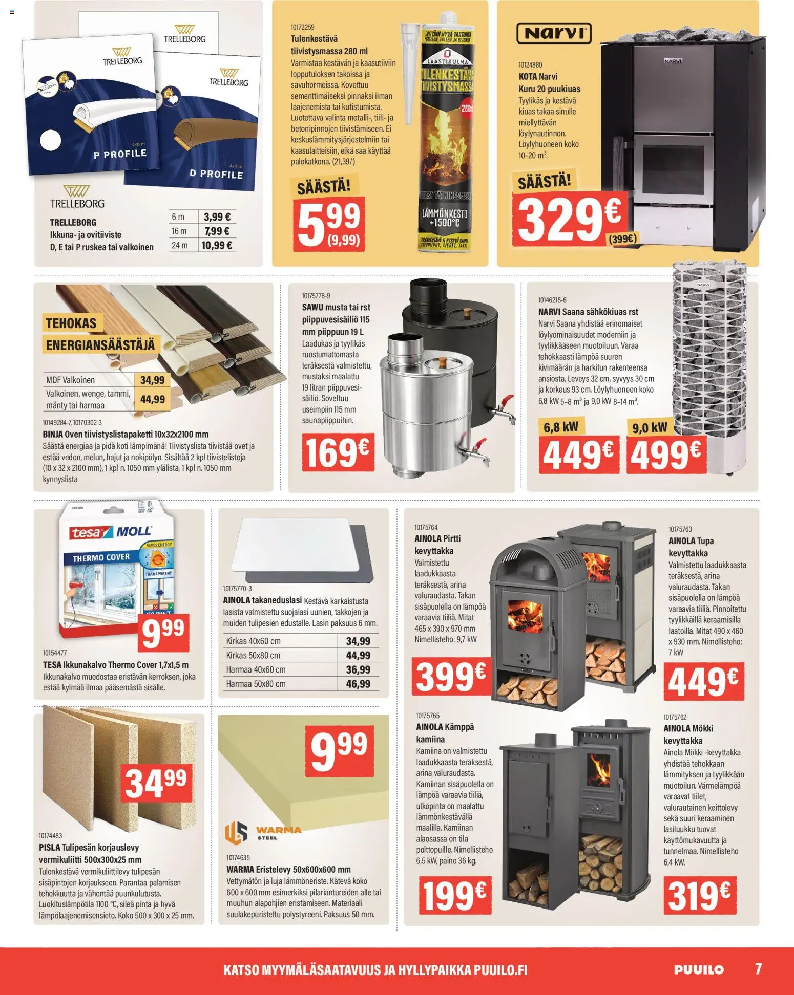 Puuilo - 261014 vko42 digi – voimassa 12/10/2026 alkaen | Sivu: 7