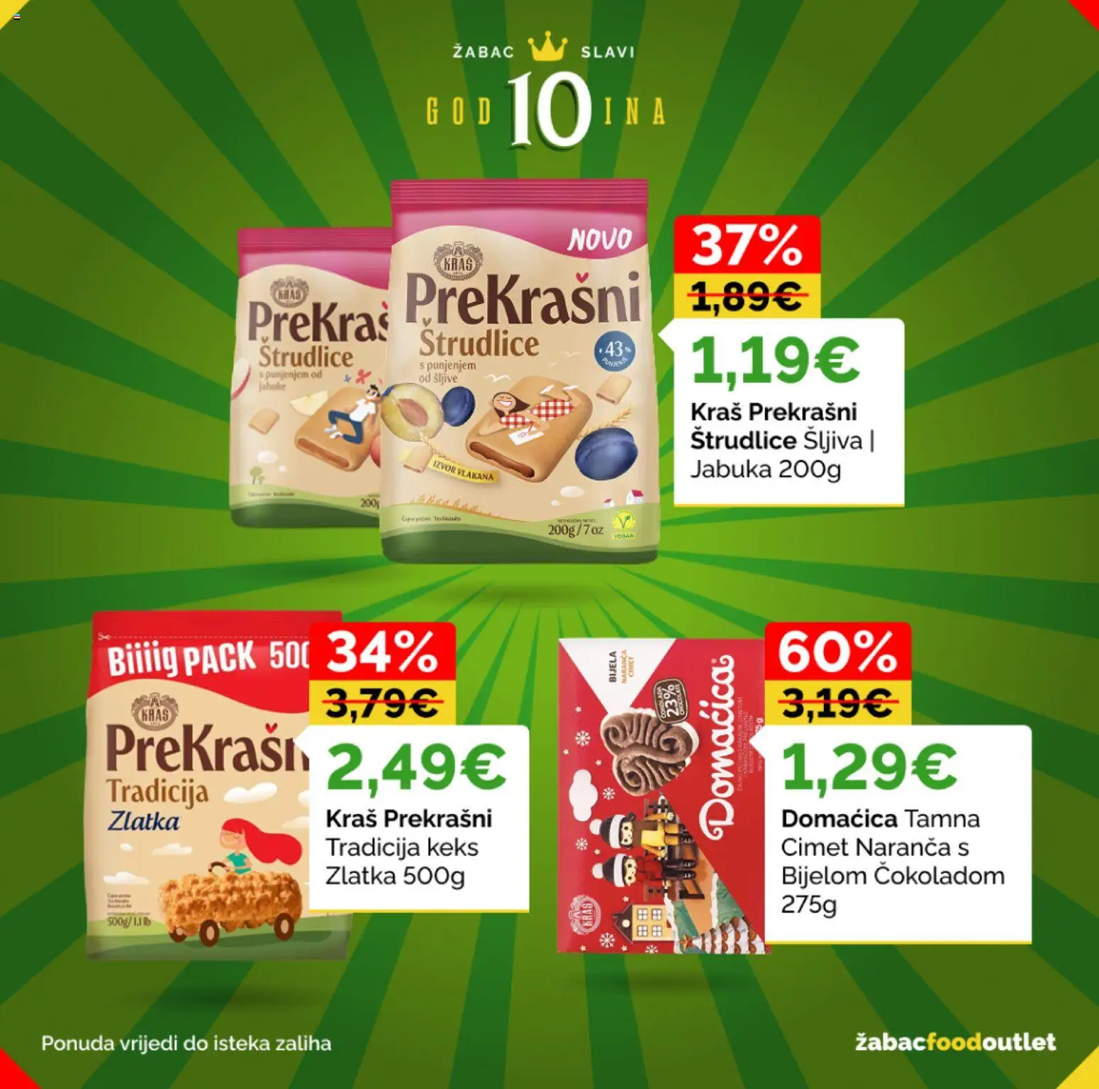 Žabac katalog | vrijedi od 04.05.2026 | Stranica: 22 | Proizvodi: Šljive, Keks, Šljiva, Jabuka