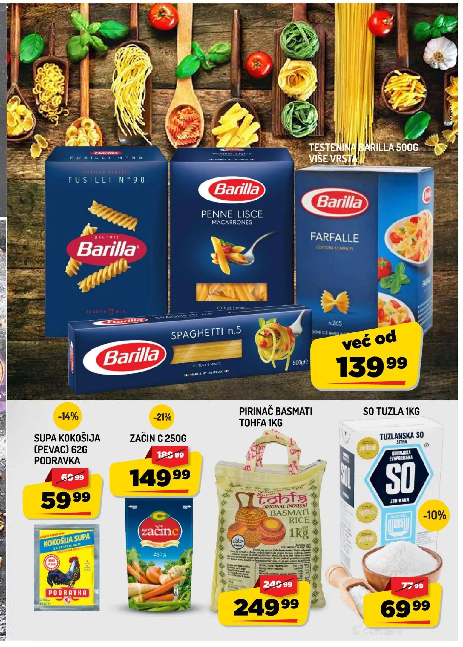 Aman katalog - važi od 04.09.2026 | Strana: 9 | Proizvode: Pasta, Barilla, Podravka, Dove