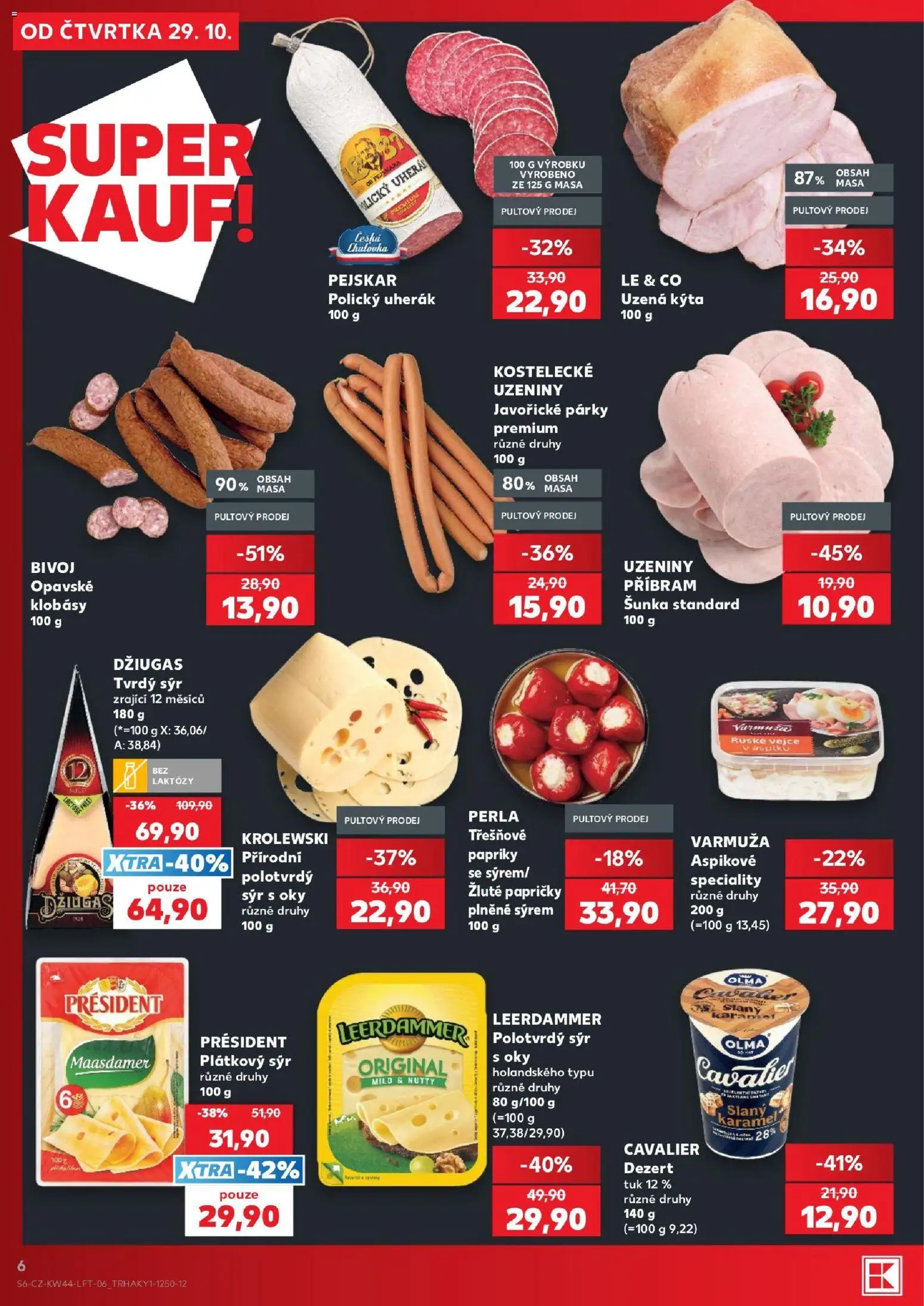 Kaufland leták - Chomutov od 29.10.2026 | Strana: 6