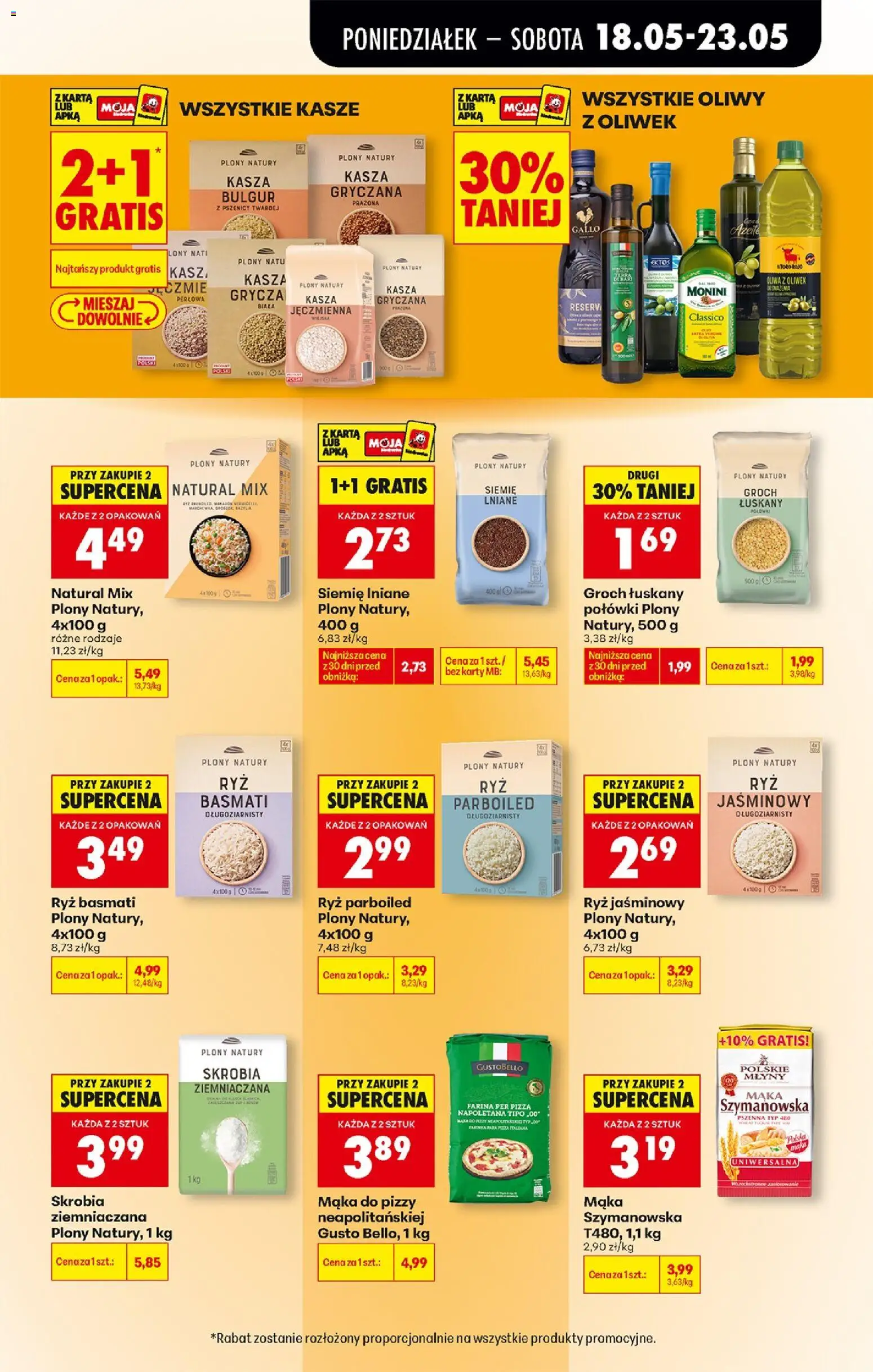 Biedronka Polsko leták od 18.05.2026 | Strana: 55 | Produkty: Pizza, Bulgur, Basmati, Karty