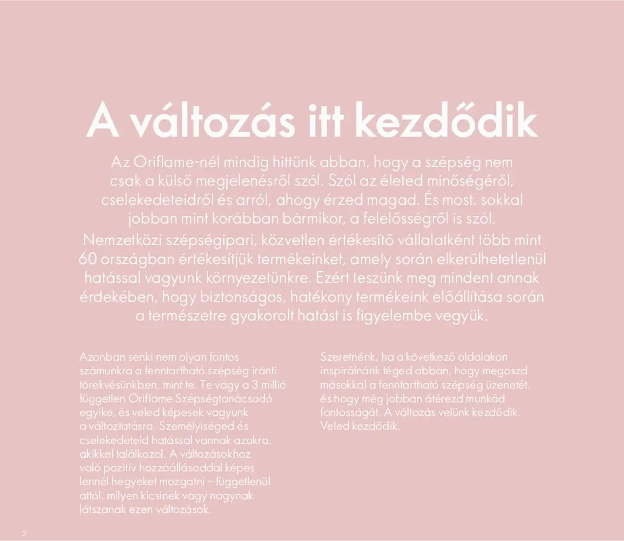 Oriflame akciós ujság - amely érvényes a következő dátumtól: 2020.05.27. | Oldal: 2