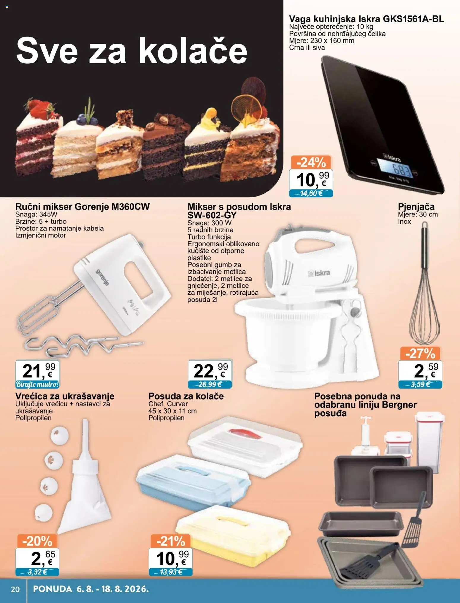 KTC katalog | vrijedi od 06.08.2026 | Stranica: 10 | Proizvodi: Mikser, Vaga