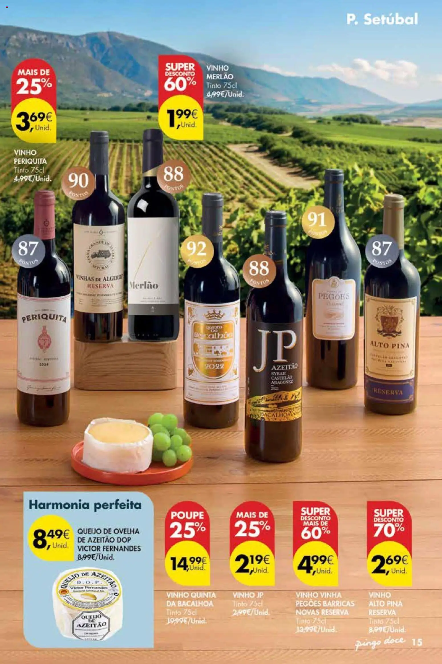 Pingo Doce - Vinhos e Sabores de Portugal │ válido de 15/09/2026 | Página: 15