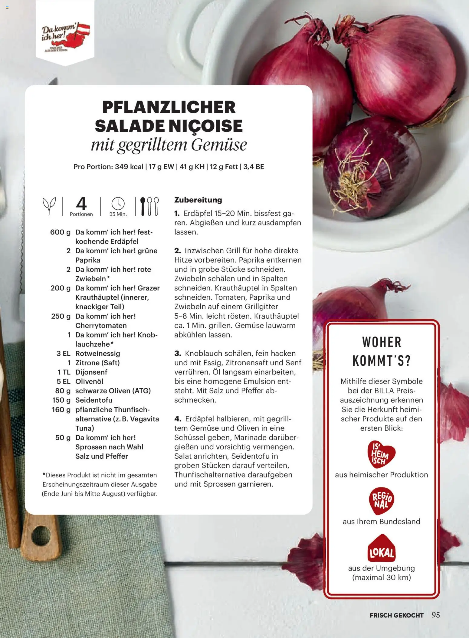 Billa AT akciós ujság - amely érvényes a következő dátumtól: 01.07.2026 | Oldal: 93 | Termékek: Grill