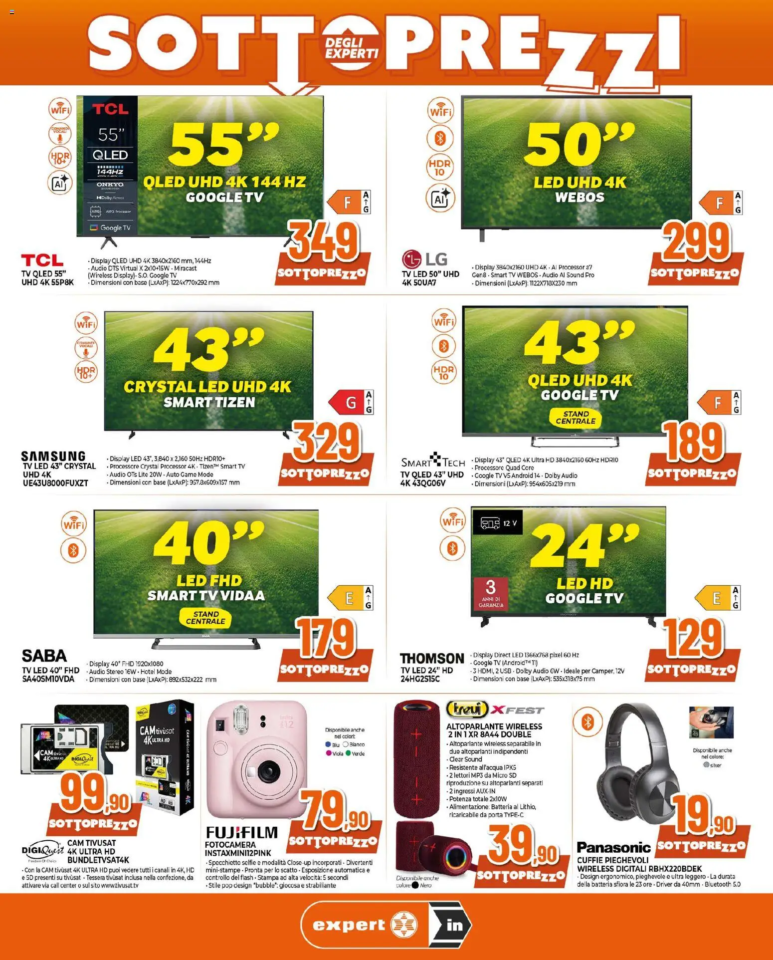 Volantino Ipercoop del 16/07/2026 | Pagina: 2 | Prodotti: Altoparlante, MP3, Stampa, Batteria
