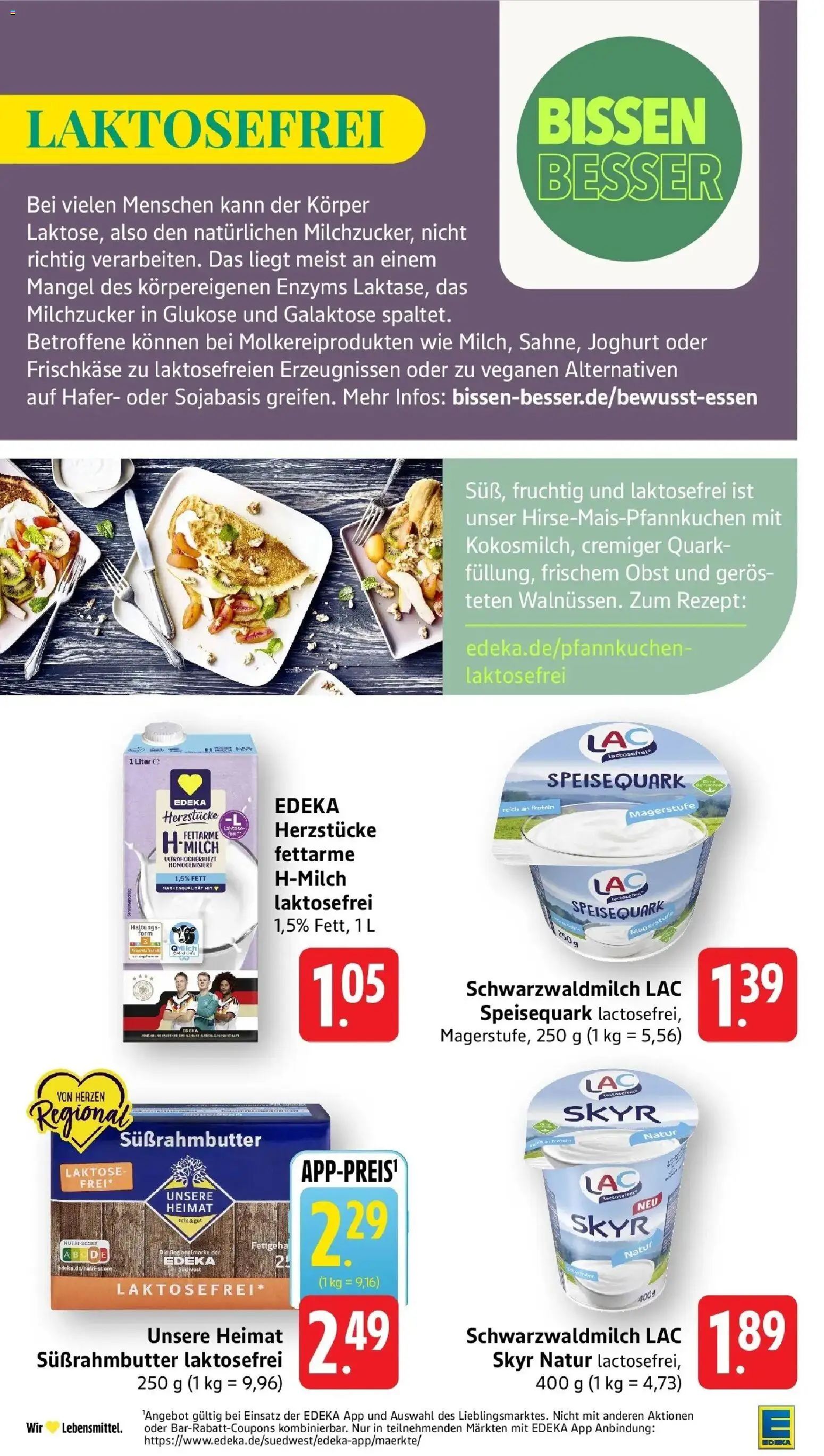 Edeka Prospekt Wangen (ab 24.08.2026) » Angebote Online | Seite: 20 | Produkte: Quark, Skyr, Obst, Speisequark