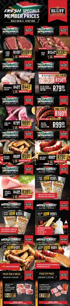 Bluff Meat Supply specials catalogue – valid from 14/09/2026 | Page: 1