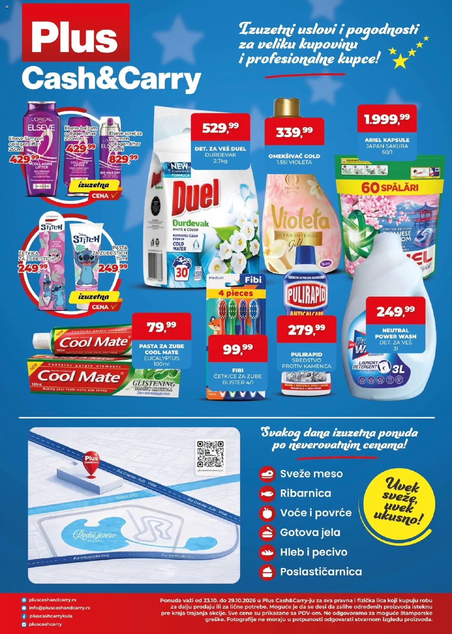 Plus Cash & Carry katalog - važi od 23.10.2026 | Strana: 4 | Proizvode: Voće, Meso, Hleb, Četkica za zube