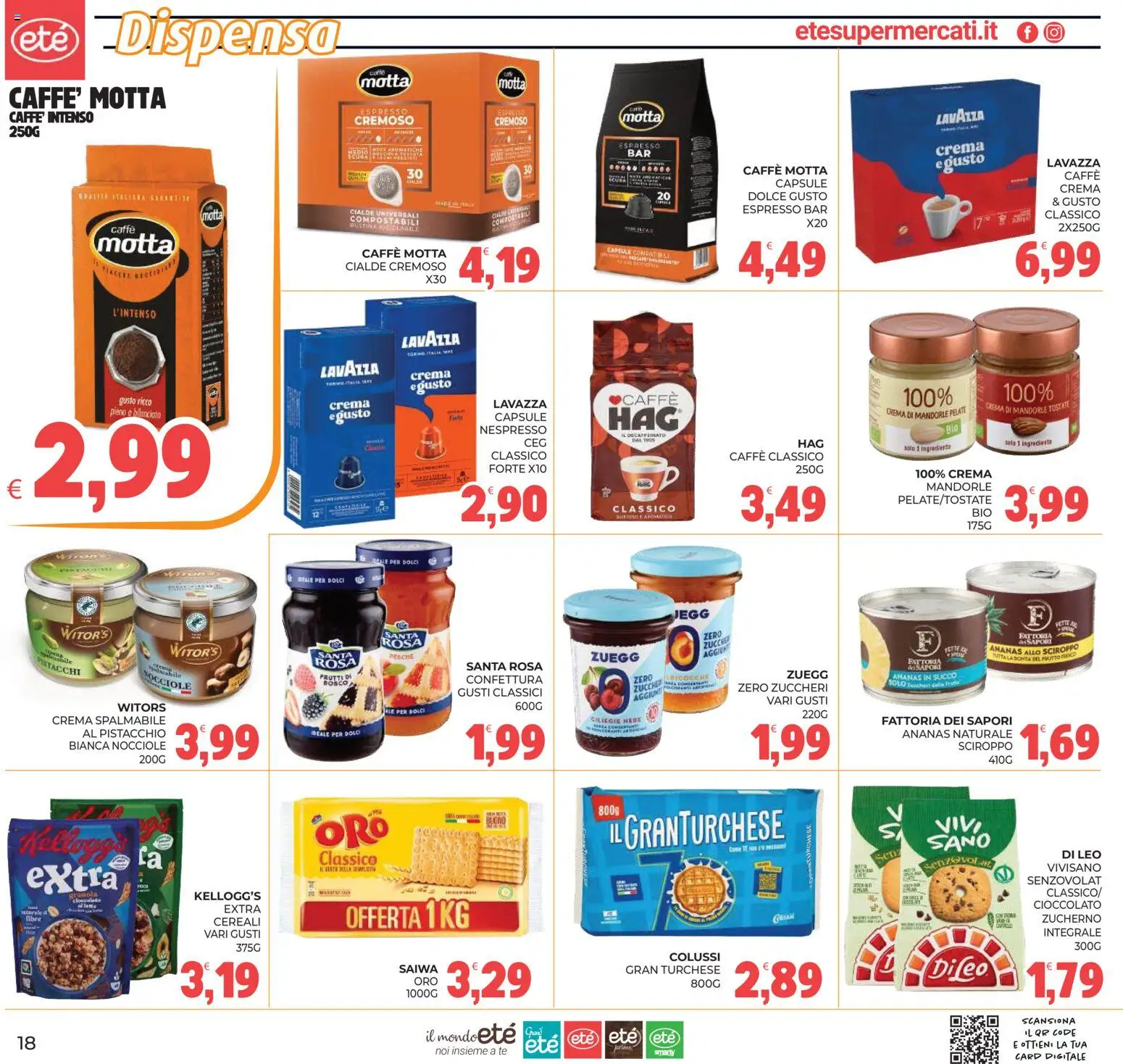 Volantino Eté del 12.06.2026 | Pagina: 18 | Prodotti: Succo, Cereali, Ananas, Mandorle