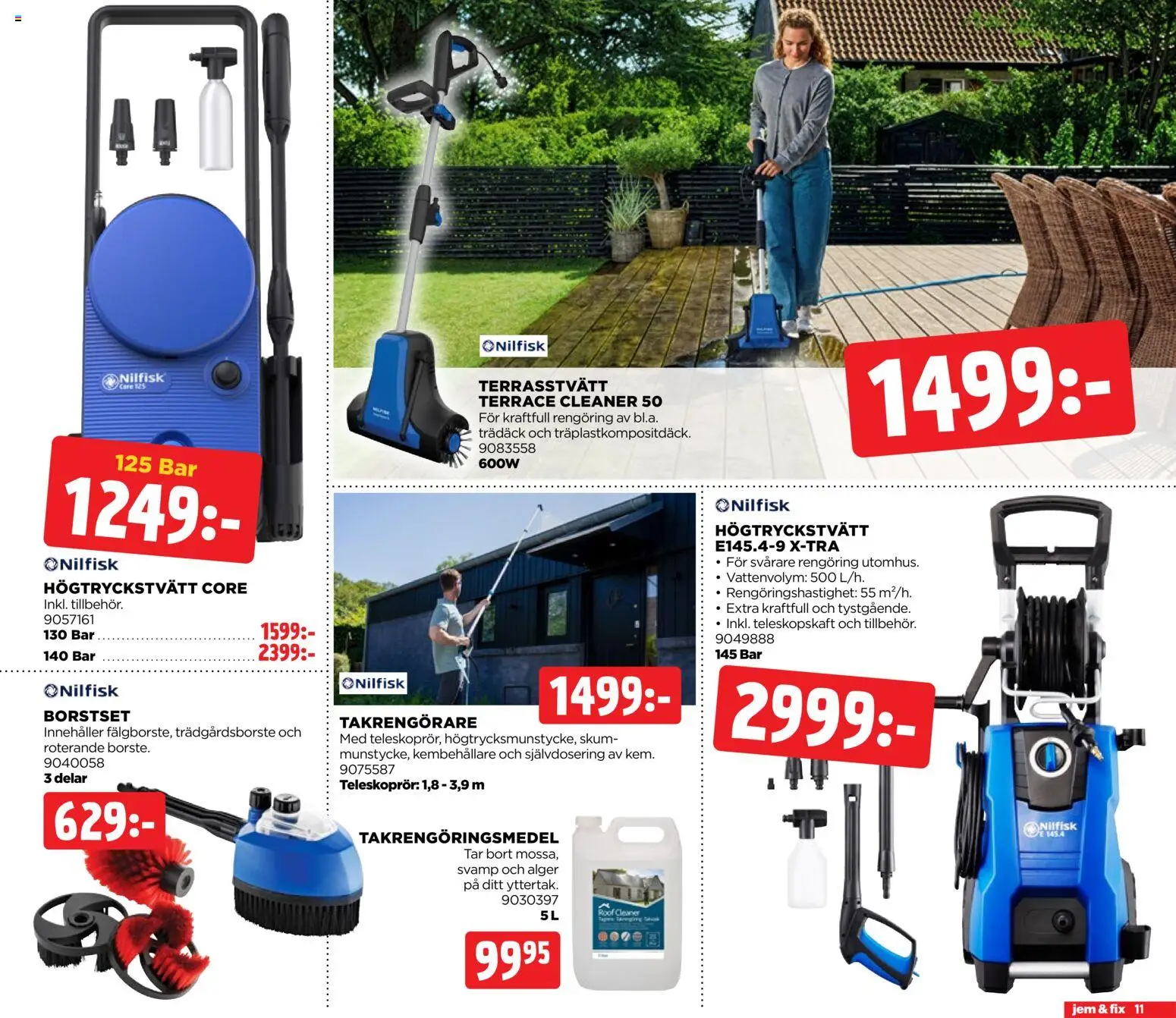 Jem & Fix reklamblad aktuell från 01.06.2026 | Sida: 11 | Produkter: Svamp, Högtryckstvätt